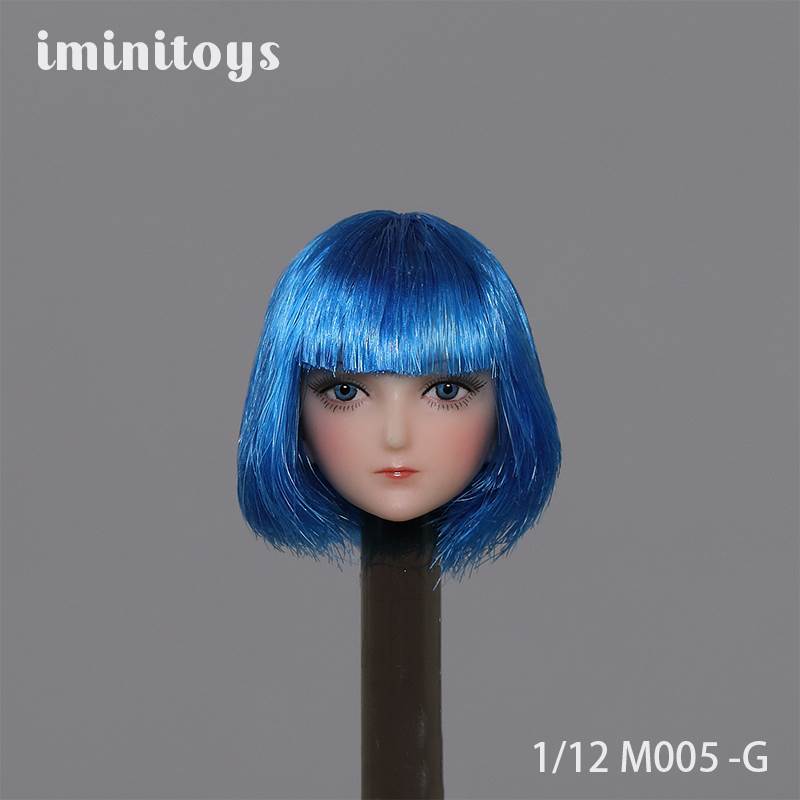 1/12 M005 anime beautiful girl head sculpture