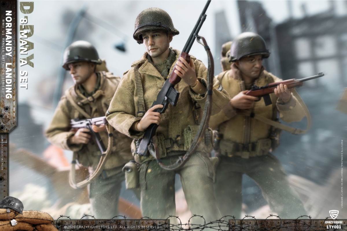 1/12 Normandy Landing WWII US Army Suit