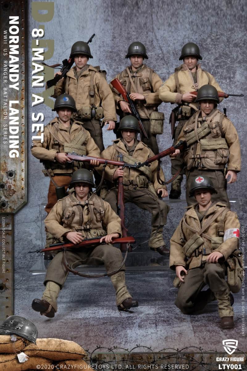 1/12 Normandy Landing WWII US Army Suit