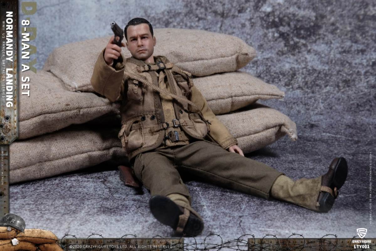 1/12 Normandy Landing WWII US Army Suit