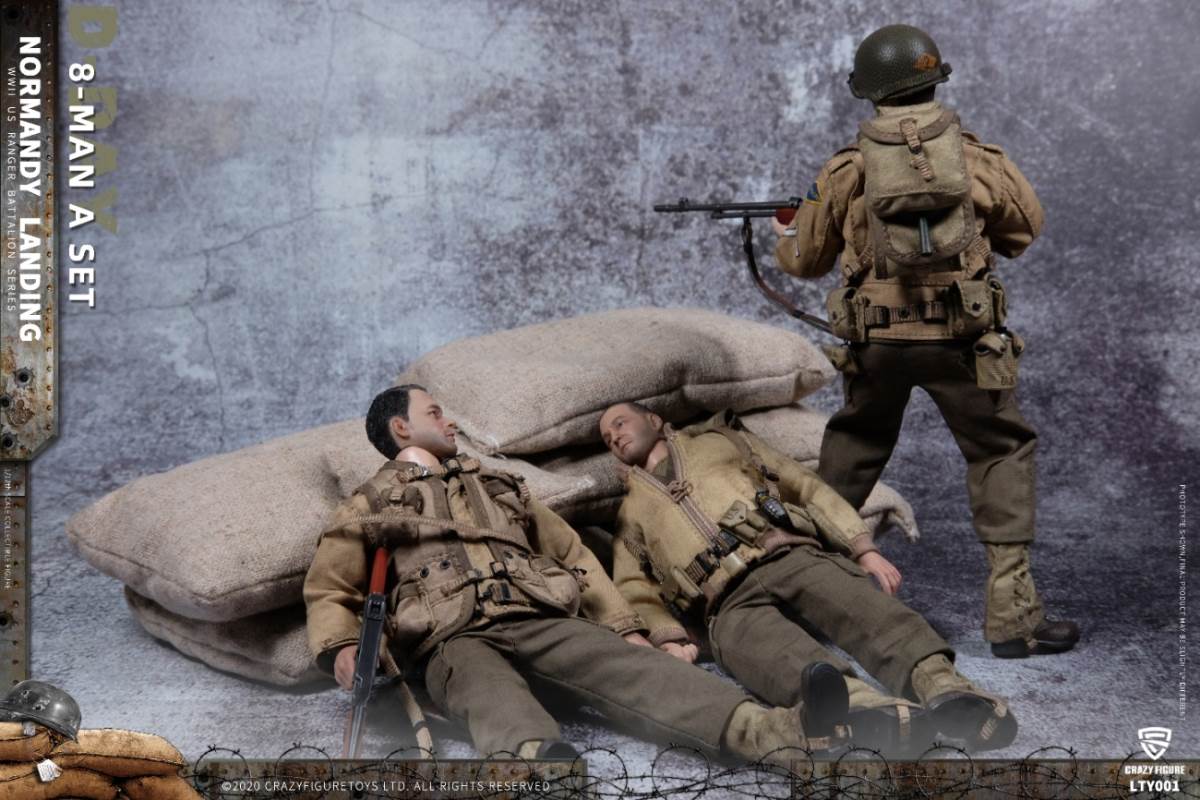 1/12 Normandy Landing WWII US Army Suit