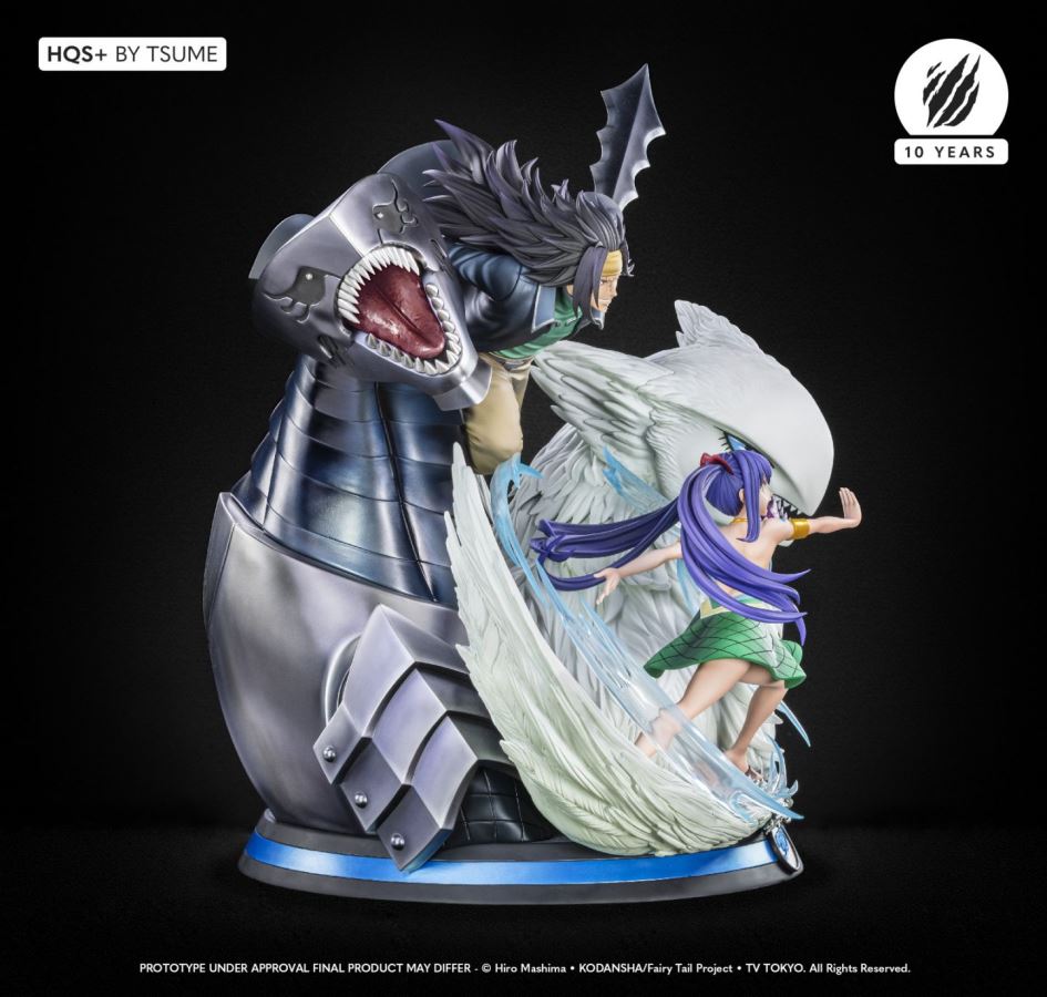 Tsume: Gajeel and Wendy in the new HQS + statue from - Fairy Tail