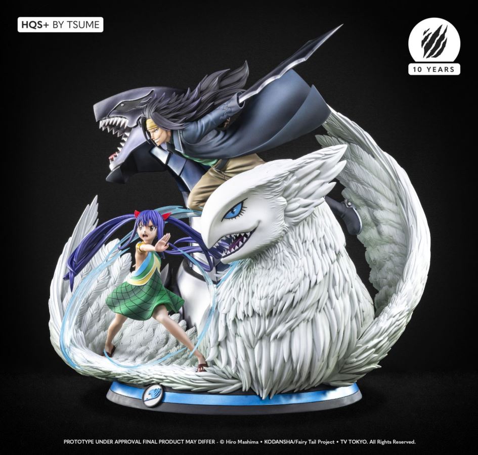 Tsume: Gajeel and Wendy in the new HQS + statue from - Fairy Tail