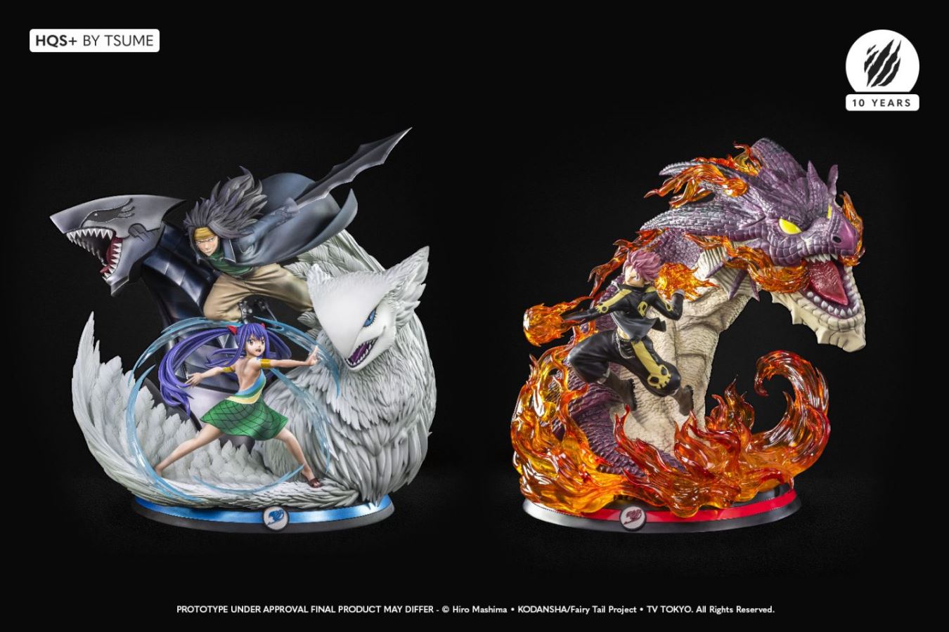 Tsume: Gajeel and Wendy in the new HQS + statue from - Fairy Tail