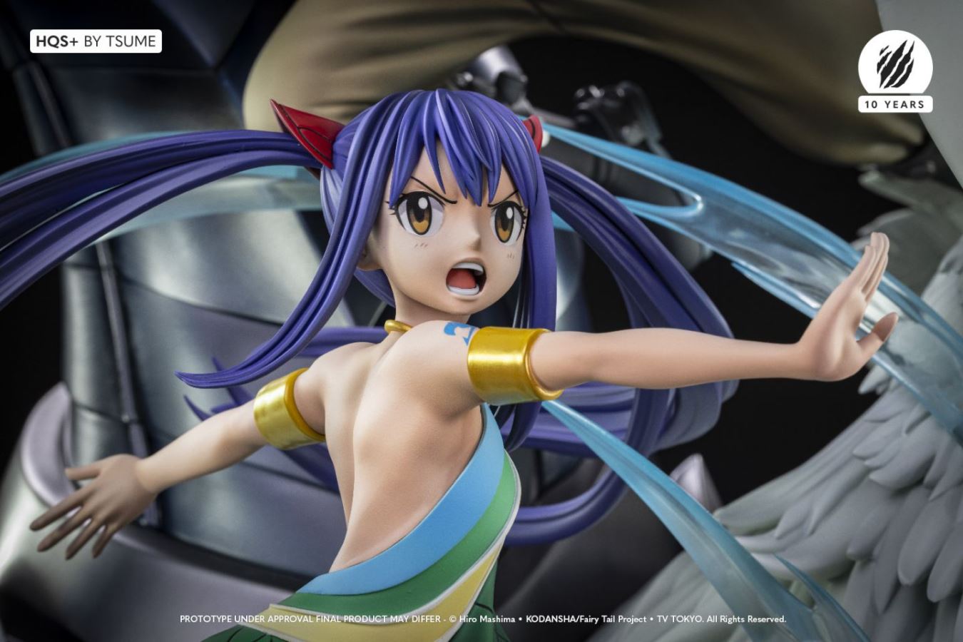 Tsume: Gajeel and Wendy in the new HQS + statue from - Fairy Tail