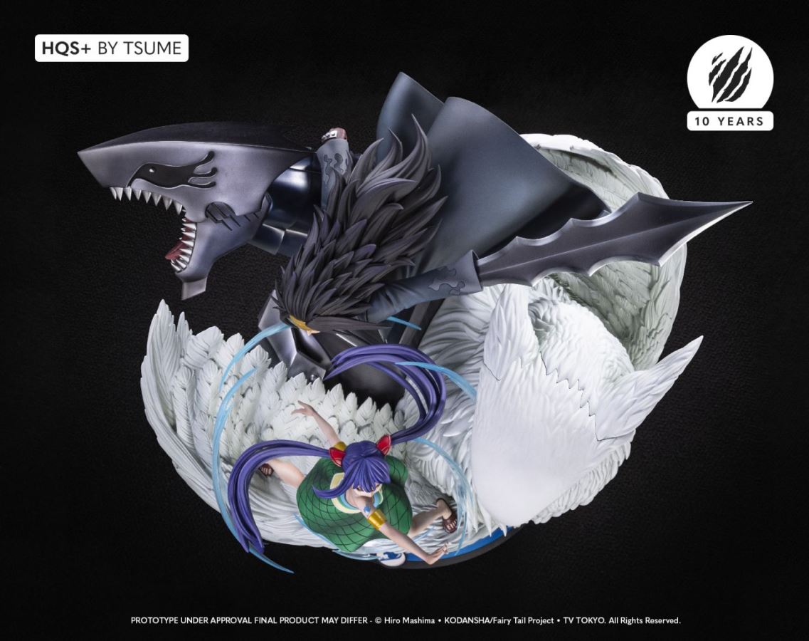 Tsume: Gajeel and Wendy in the new HQS + statue from - Fairy Tail