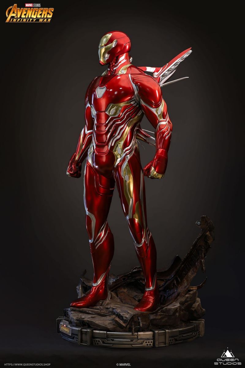 1/2 Avenger 3: Infinite War - Iron Man MARK50 full-length portrait