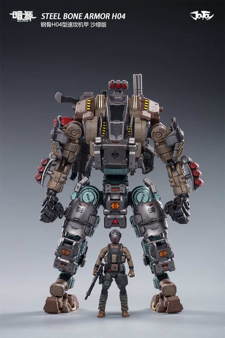 JOYTOY 1/25 STEEL BONE Armor H04 Desert Green Ver.
