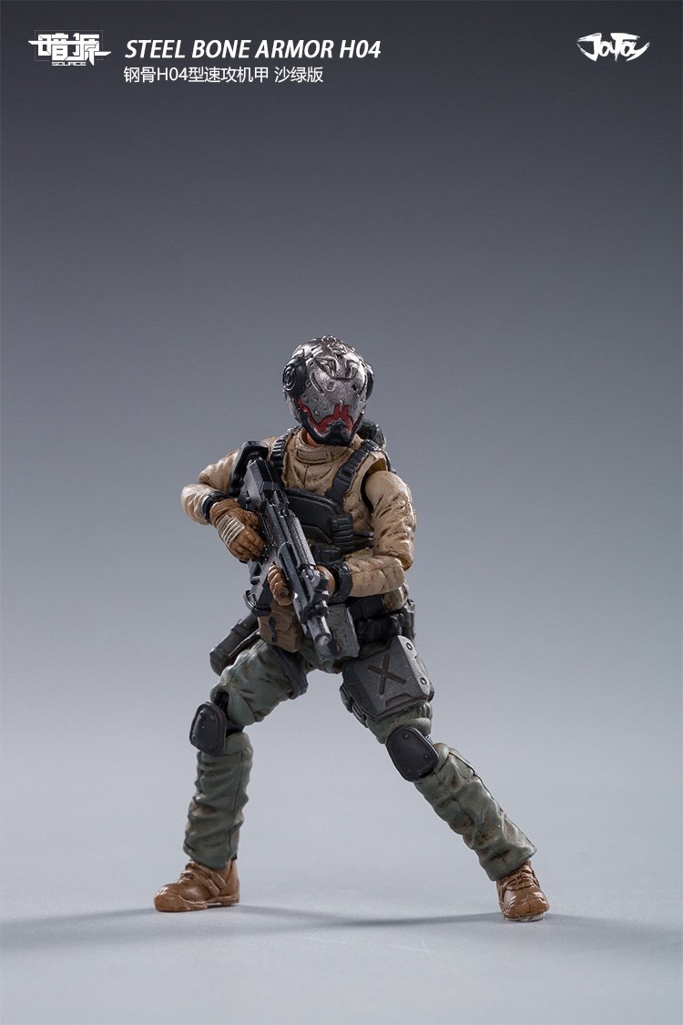 JOYTOY 1/25 STEEL BONE Armor H04 Desert Green Ver.
