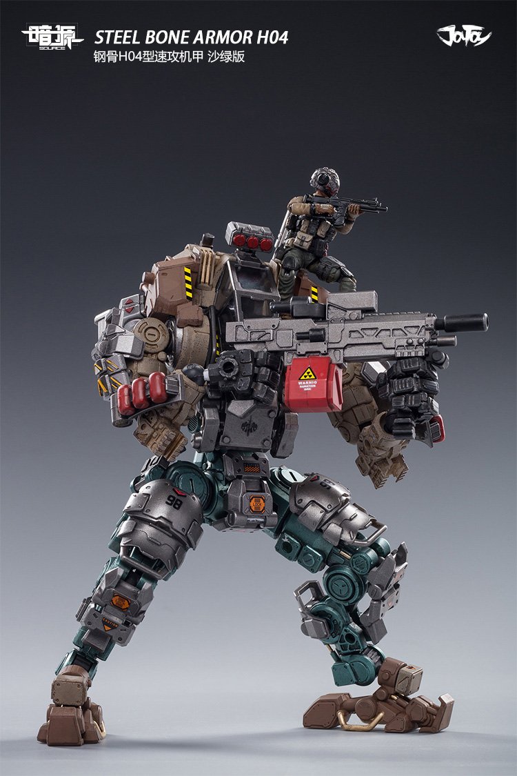 JOYTOY 1/25 STEEL BONE Armor H04 Desert Green Ver.