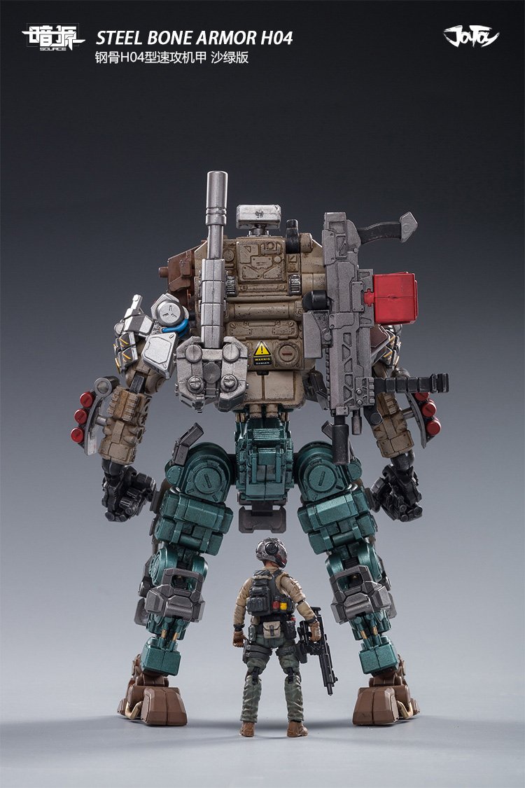 JOYTOY 1/25 STEEL BONE Armor H04 Desert Green Ver.