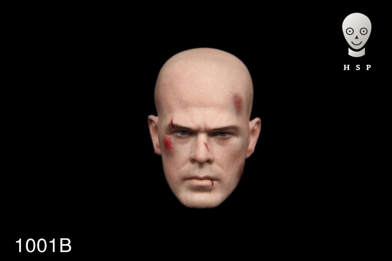 1/6 European men's head carving