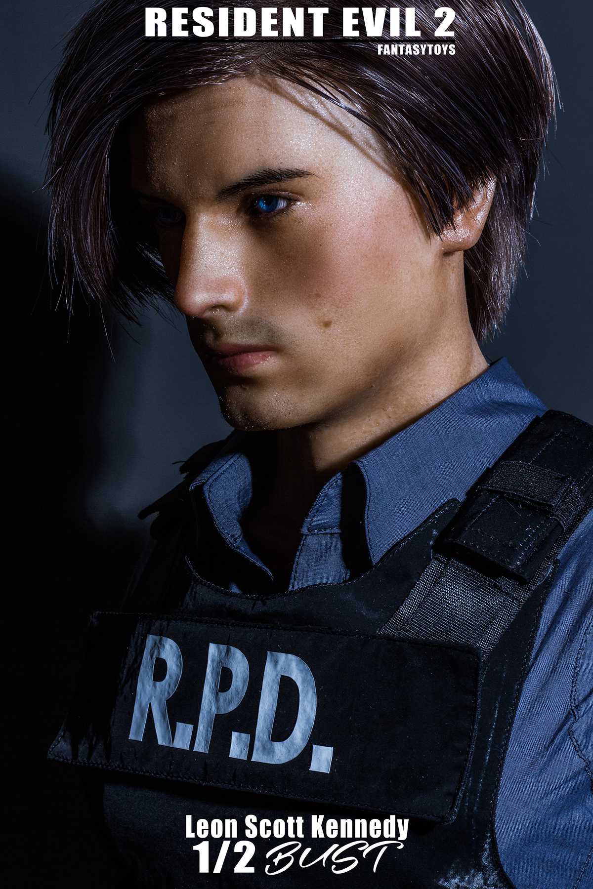 RESIDENT EVIL 2 - Leon Scott Kennedy 1/2 Bust