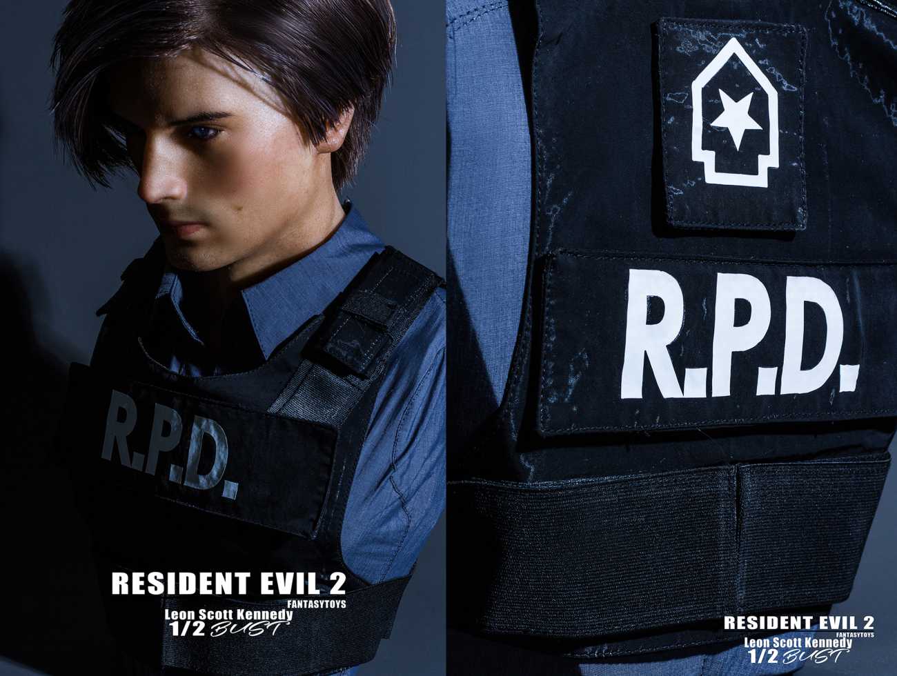 RESIDENT EVIL 2 - Leon Scott Kennedy 1/2 Bust