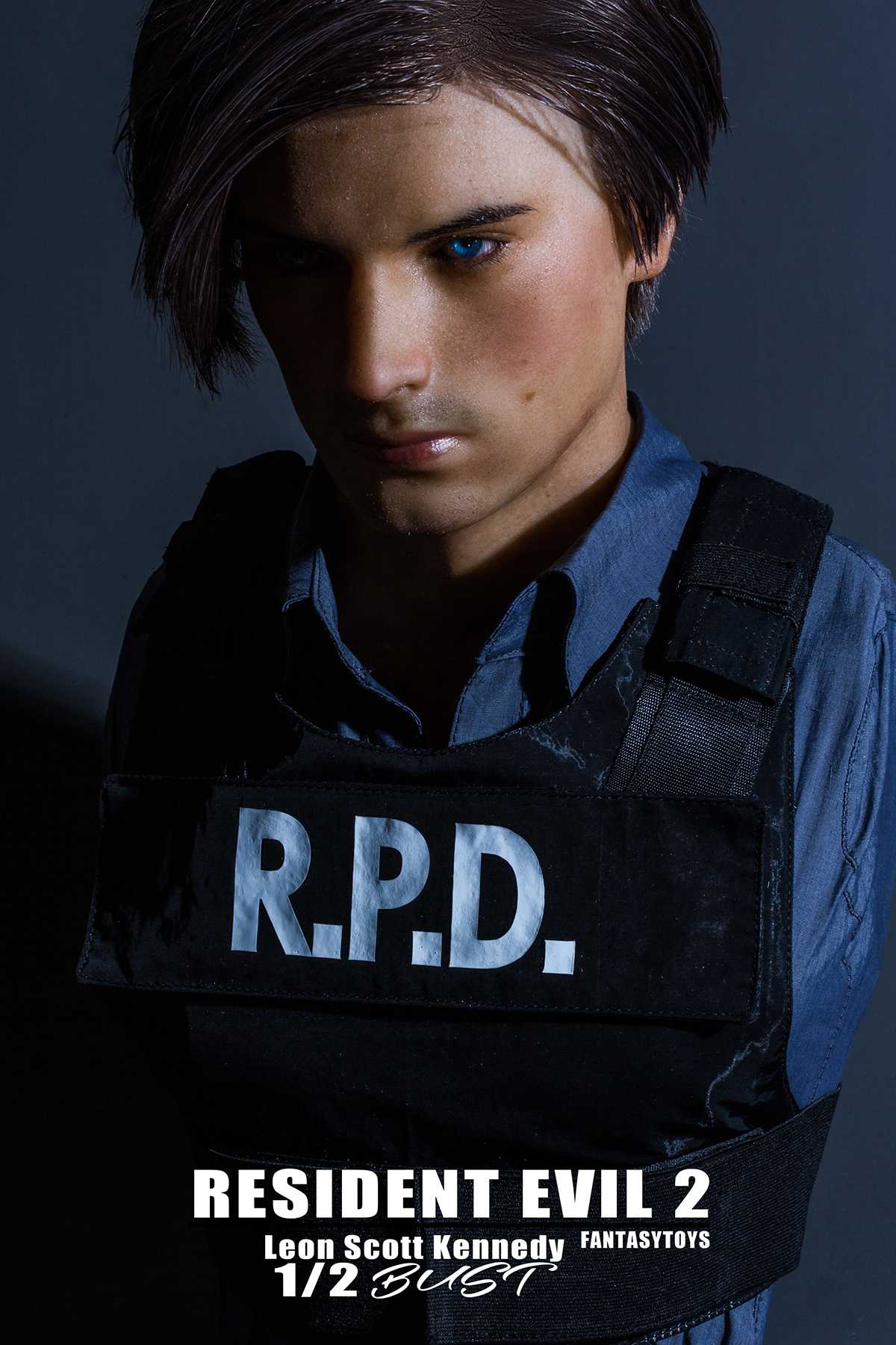 RESIDENT EVIL 2 - Leon Scott Kennedy 1/2 Bust
