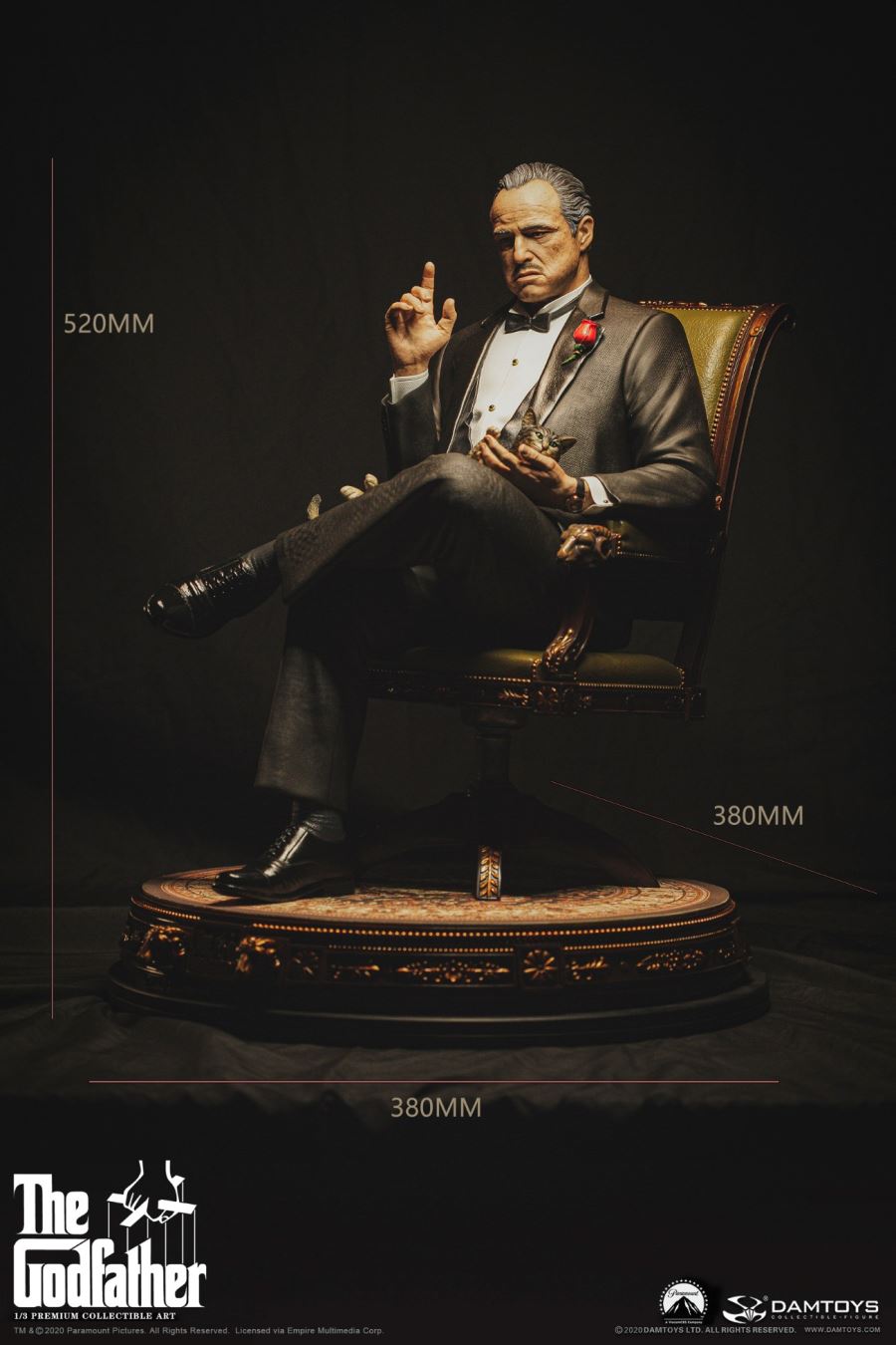 The Godfather 1972 Edition-Vito Andurini Corleone 1/3 full body statue