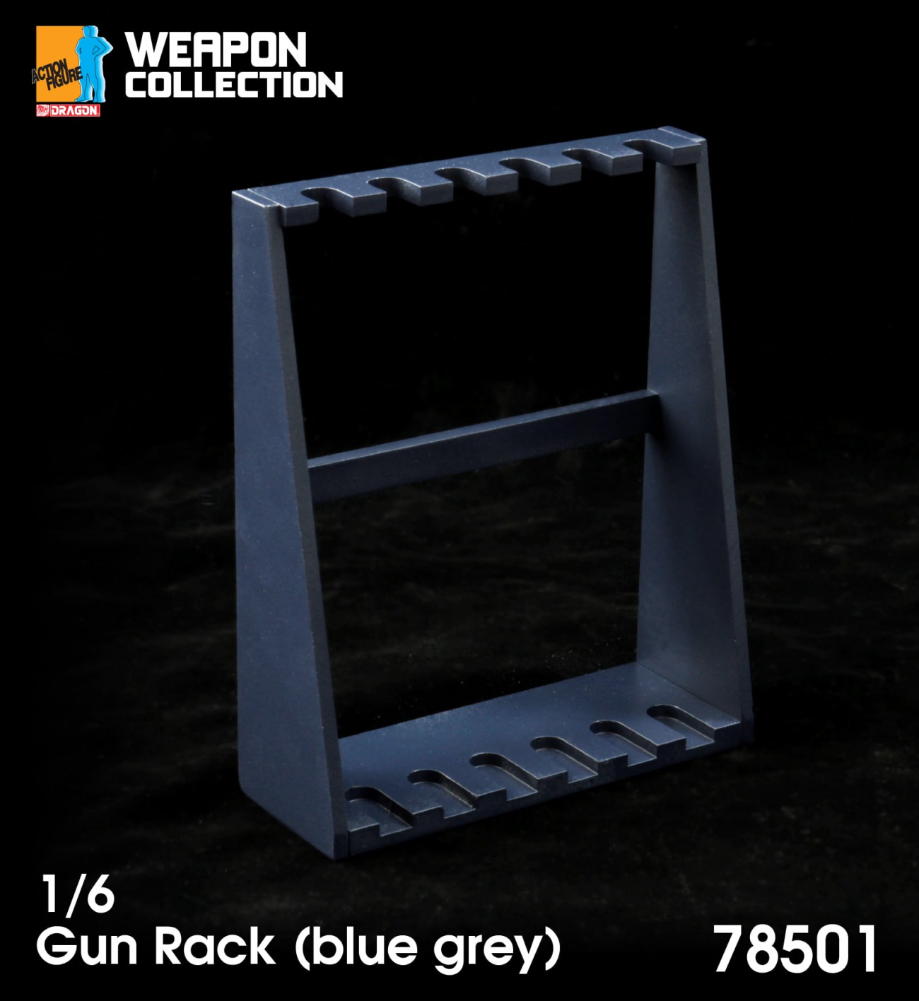 1/6 Weapon Collection: Gun Rack (blue grey)