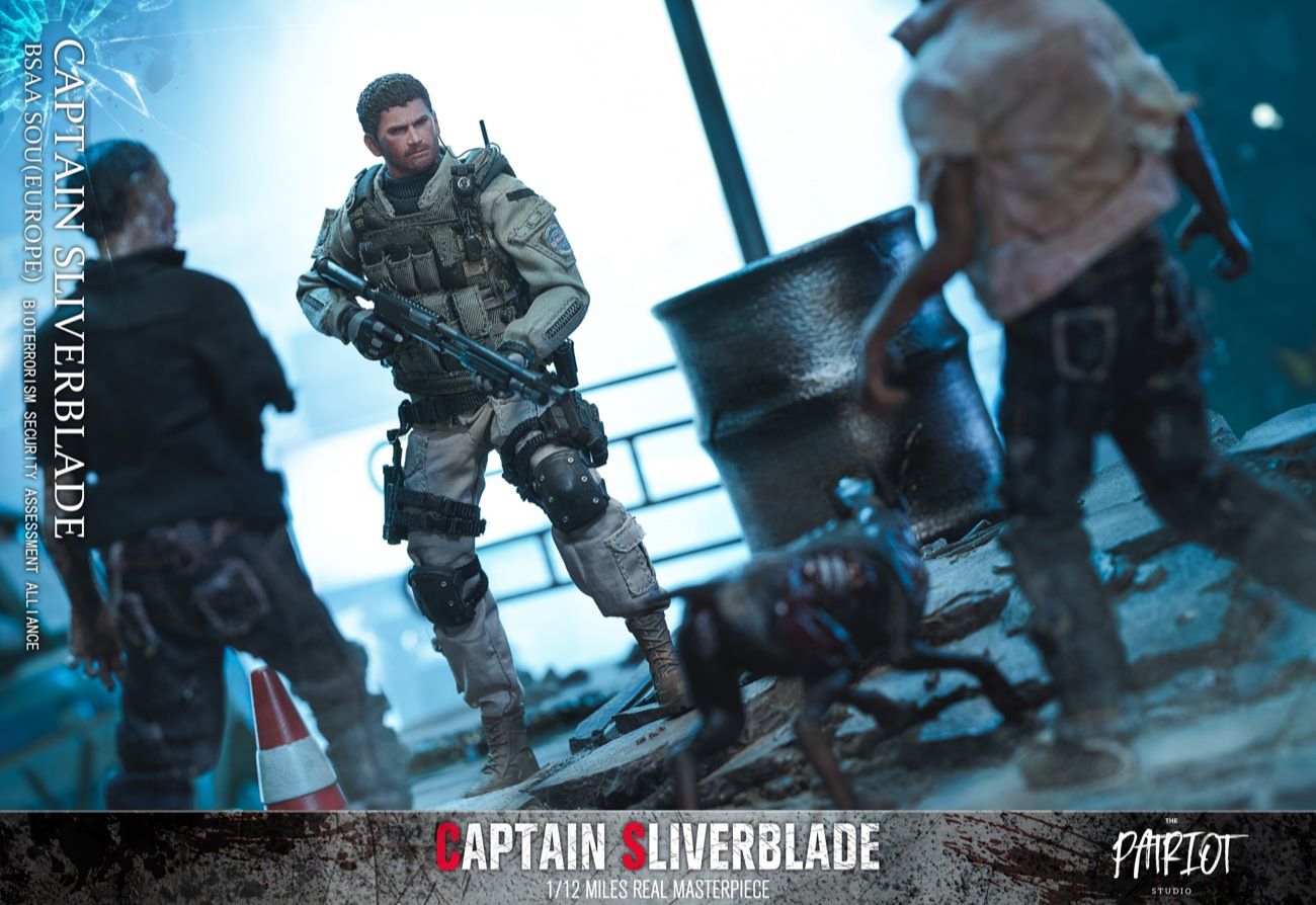 BSAA European Special Operations Group-Captain Silver Blade 1/12