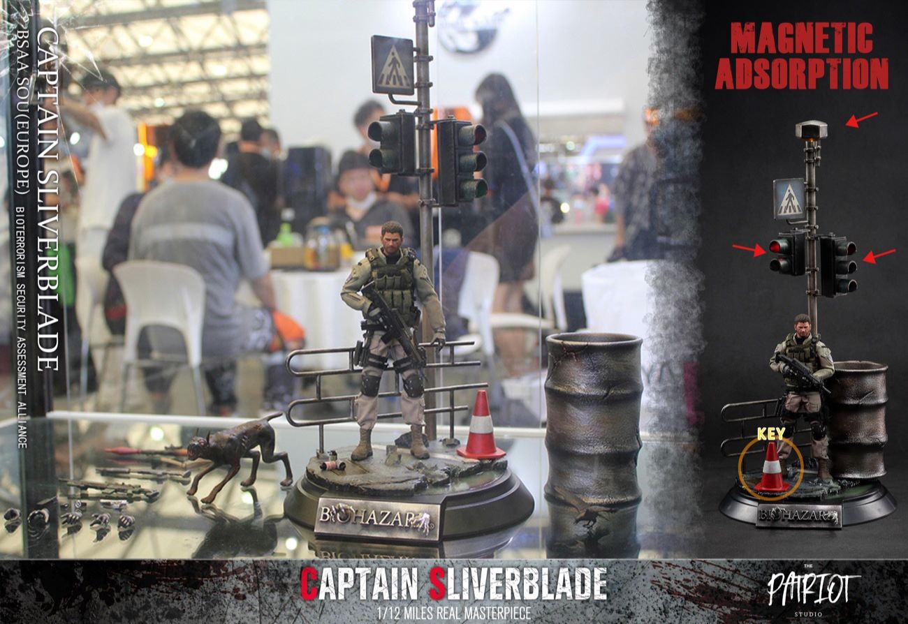 BSAA European Special Operations Group-Captain Silver Blade 1/12