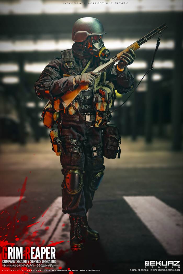 1/6 Reaper-CSS Special Forces Bloody Survival Doll