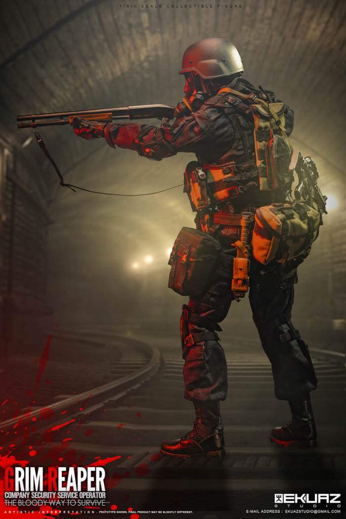 1/6 Reaper-CSS Special Forces Bloody Survival Doll