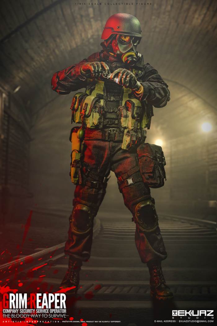 1/6 Reaper-CSS Special Forces Bloody Survival Doll