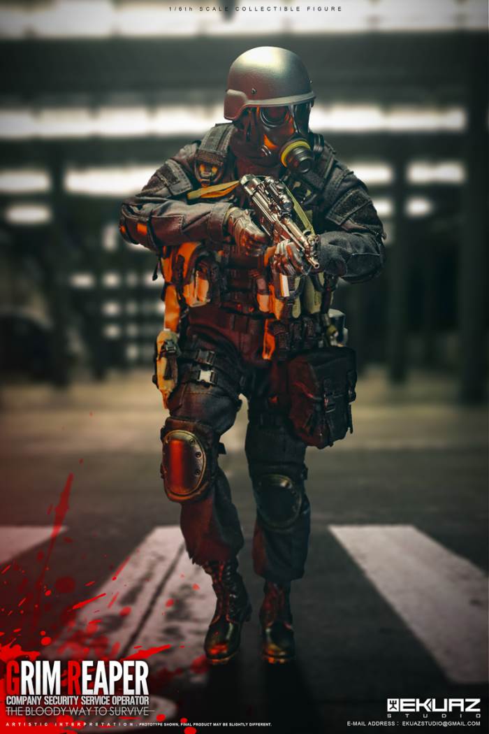 1/6 Reaper-CSS Special Forces Bloody Survival Doll