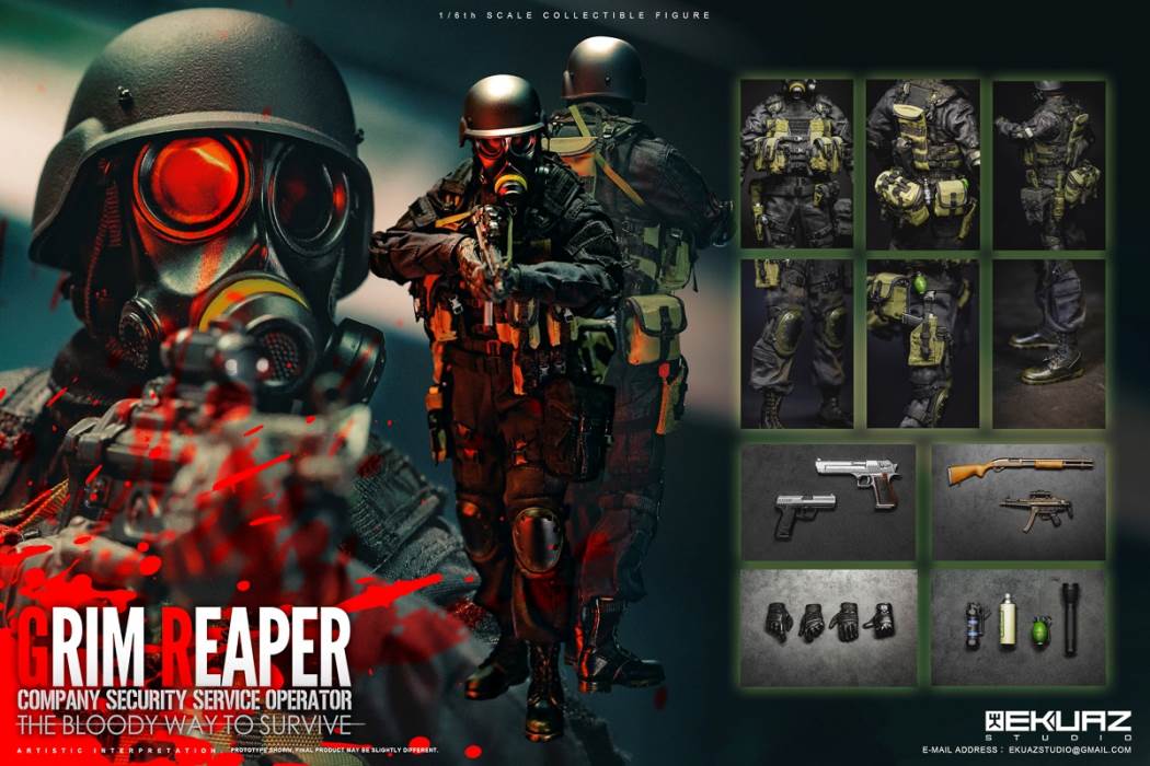 1/6 Reaper-CSS Special Forces Bloody Survival Doll