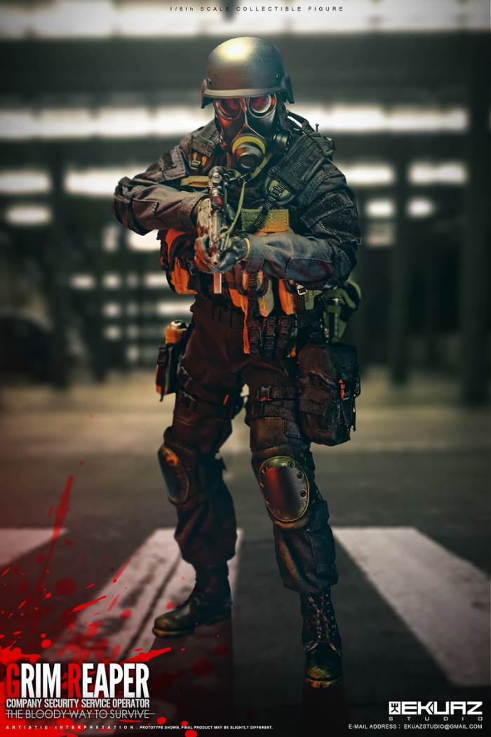 1/6 Reaper-CSS Special Forces Bloody Survival Doll