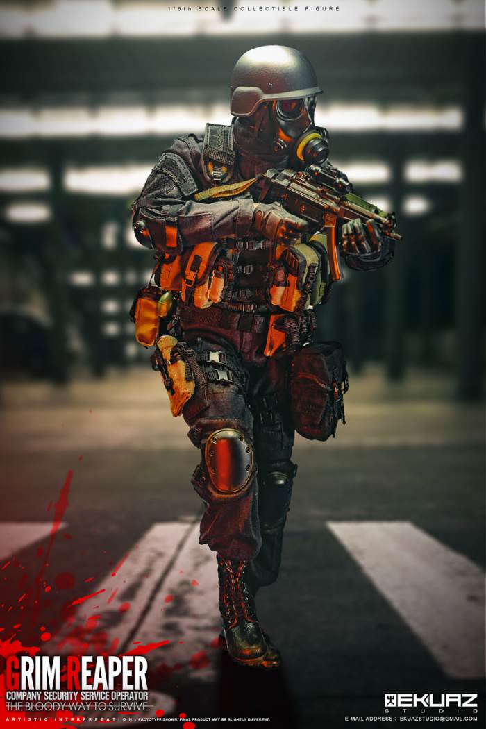 1/6 Reaper-CSS Special Forces Bloody Survival Doll