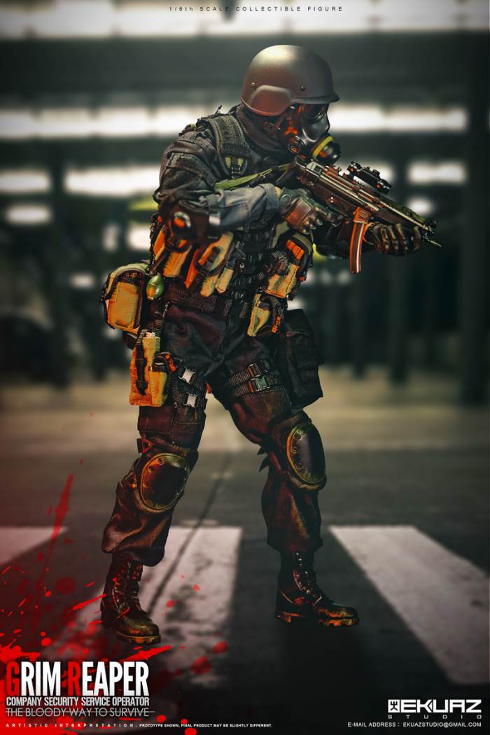 1/6 Reaper-CSS Special Forces Bloody Survival Doll