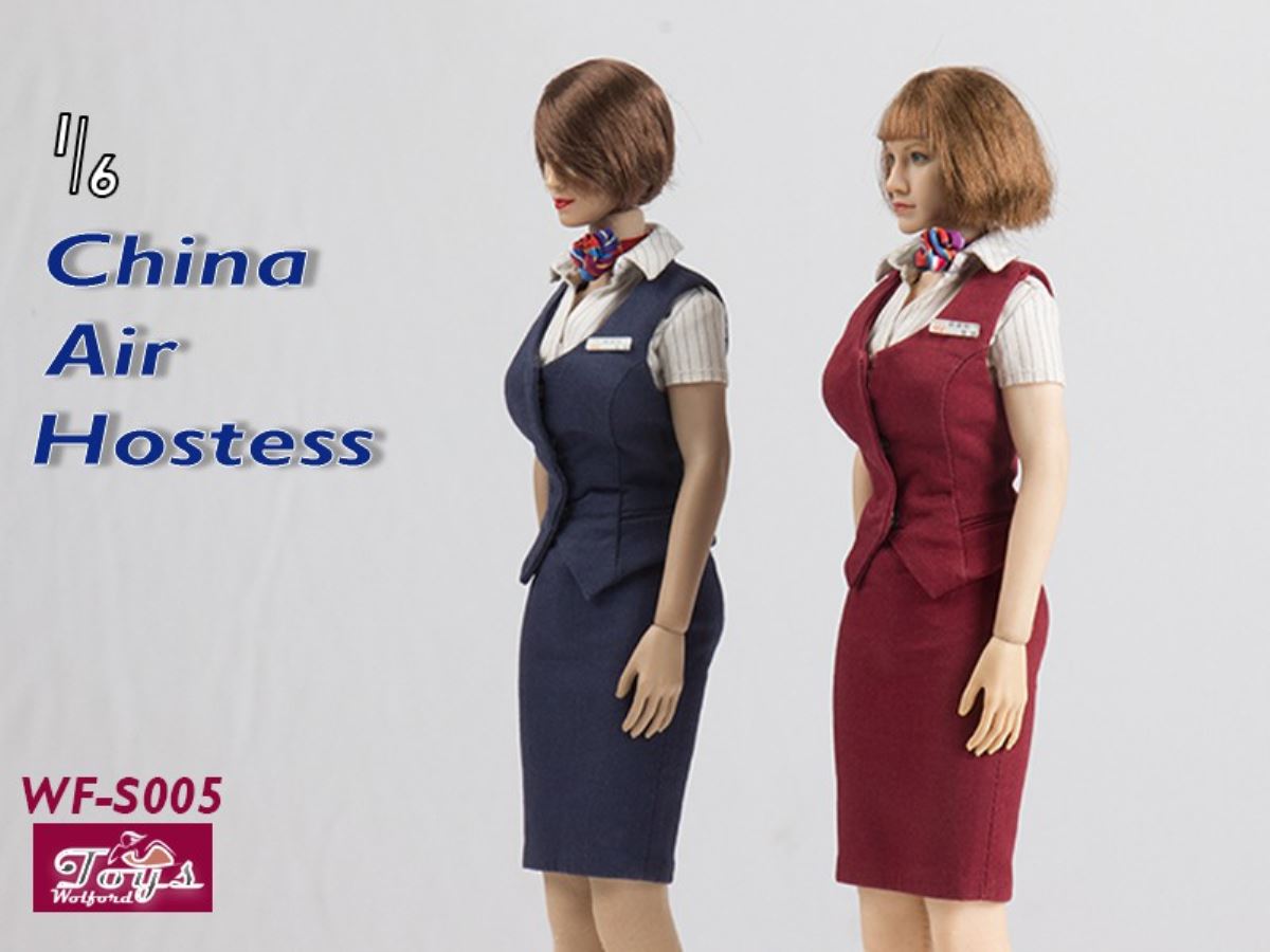 1/6 China Air Hostess Set