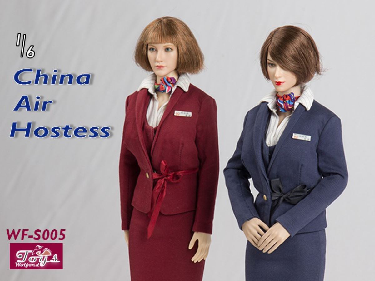 1/6 China Air Hostess Set