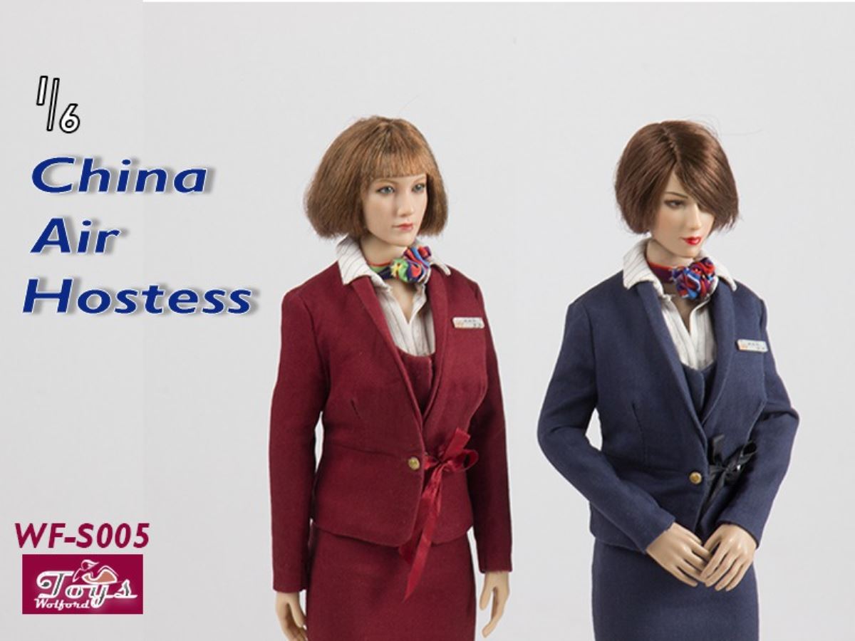 1/6 China Air Hostess Set