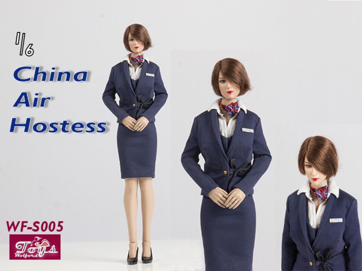 1/6 China Air Hostess Set