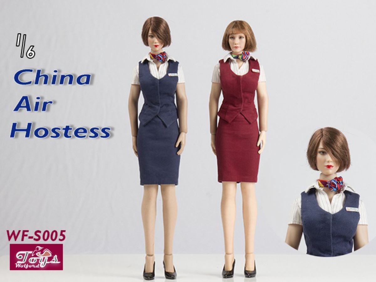 1/6 China Air Hostess Set