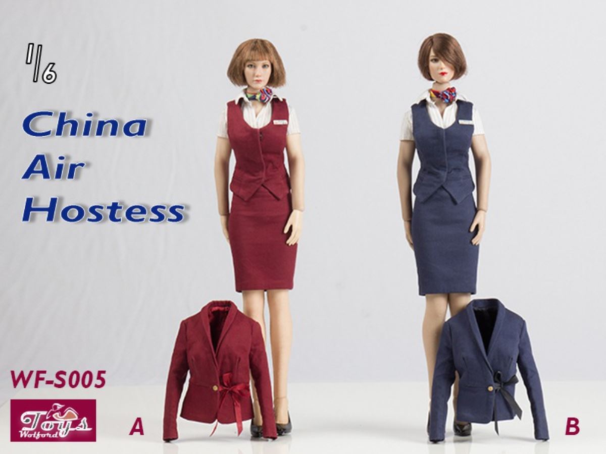 1/6 China Air Hostess Set