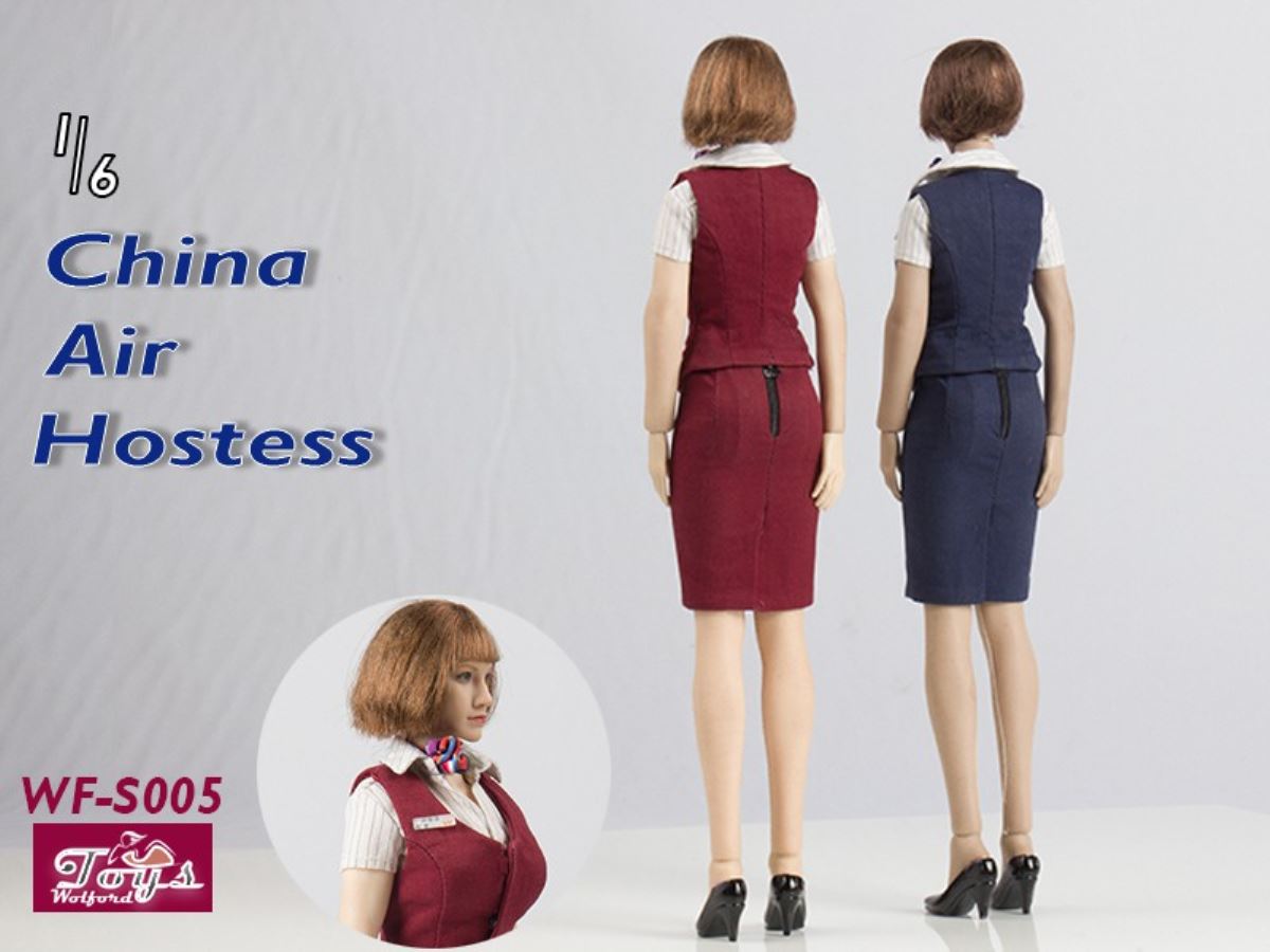 1/6 China Air Hostess Set