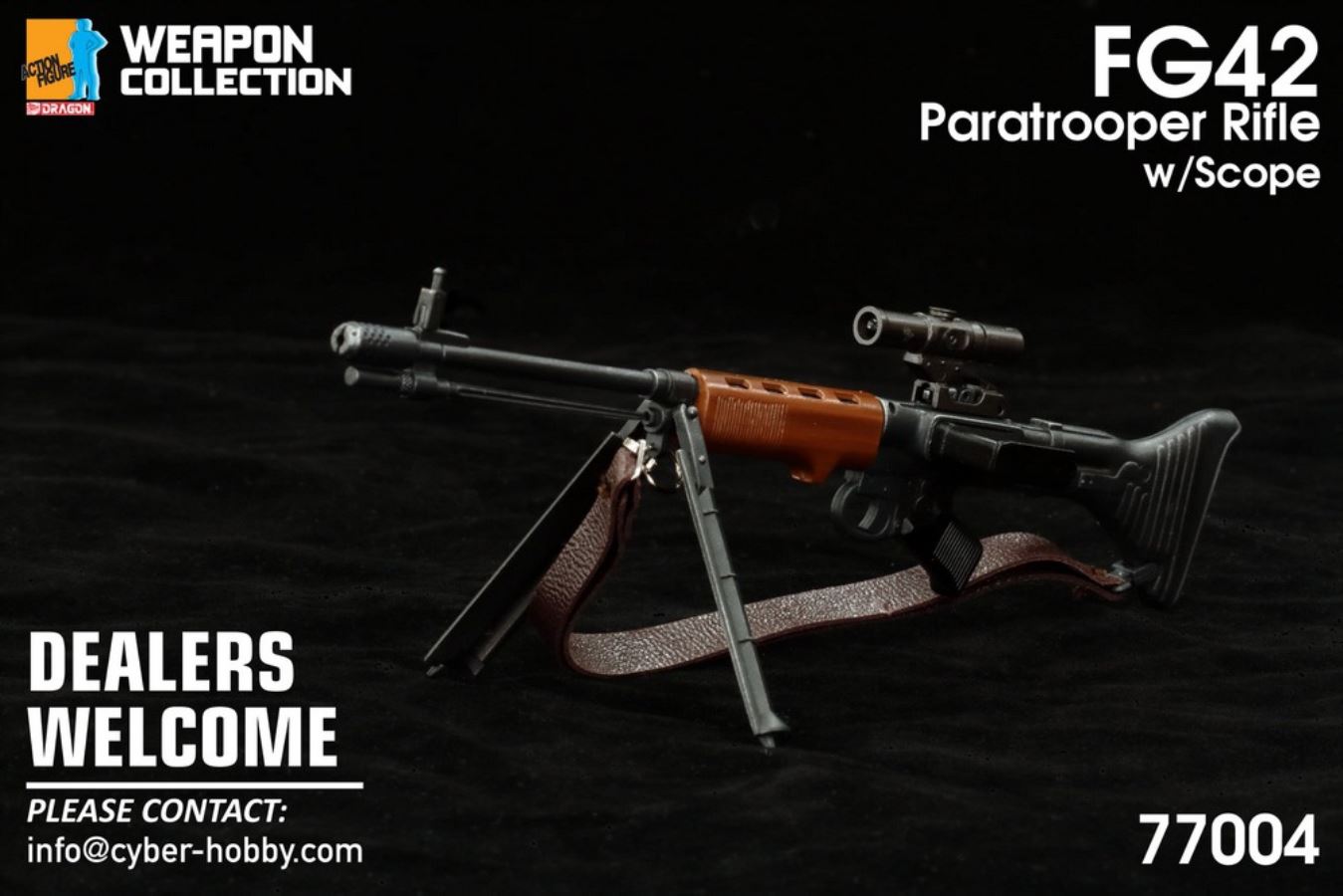 1/6 Weapon Card Series-FG42 Paratrooper Rifle Sight Edition & Scope Edition