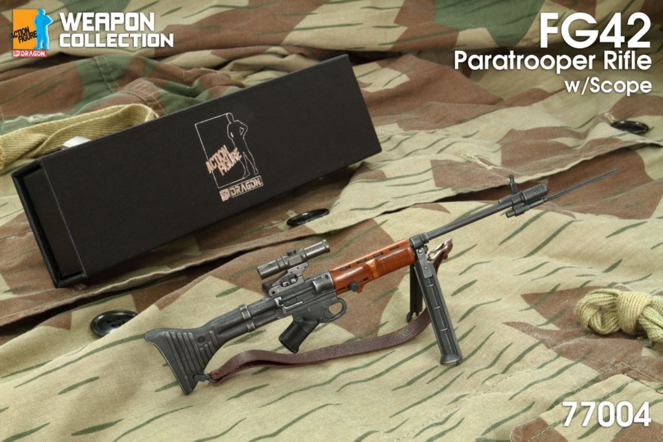 1/6 Weapon Card Series-FG42 Paratrooper Rifle Sight Edition & Scope Edition