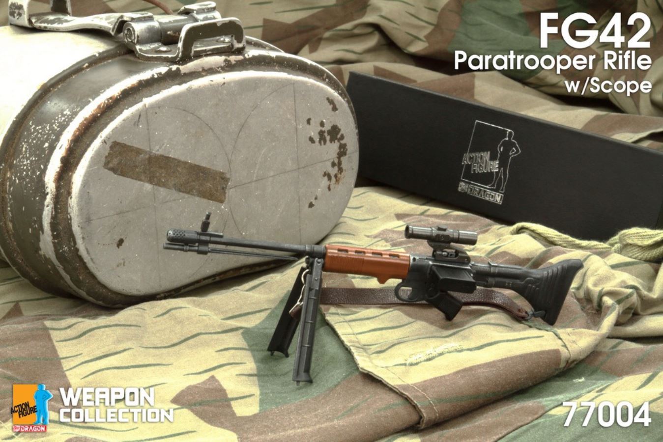 1/6 Weapon Card Series-FG42 Paratrooper Rifle Sight Edition & Scope Edition