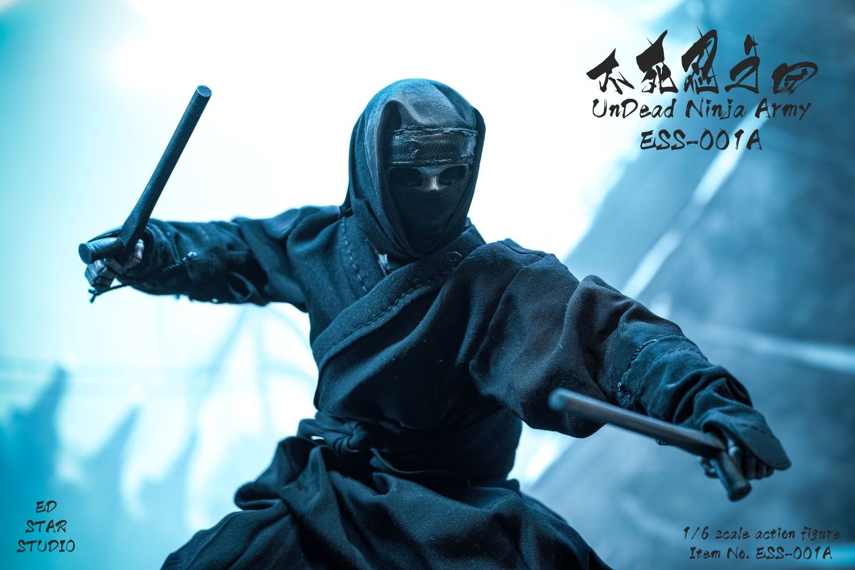 ESS-001 1/6 Undead Ninja Army Black