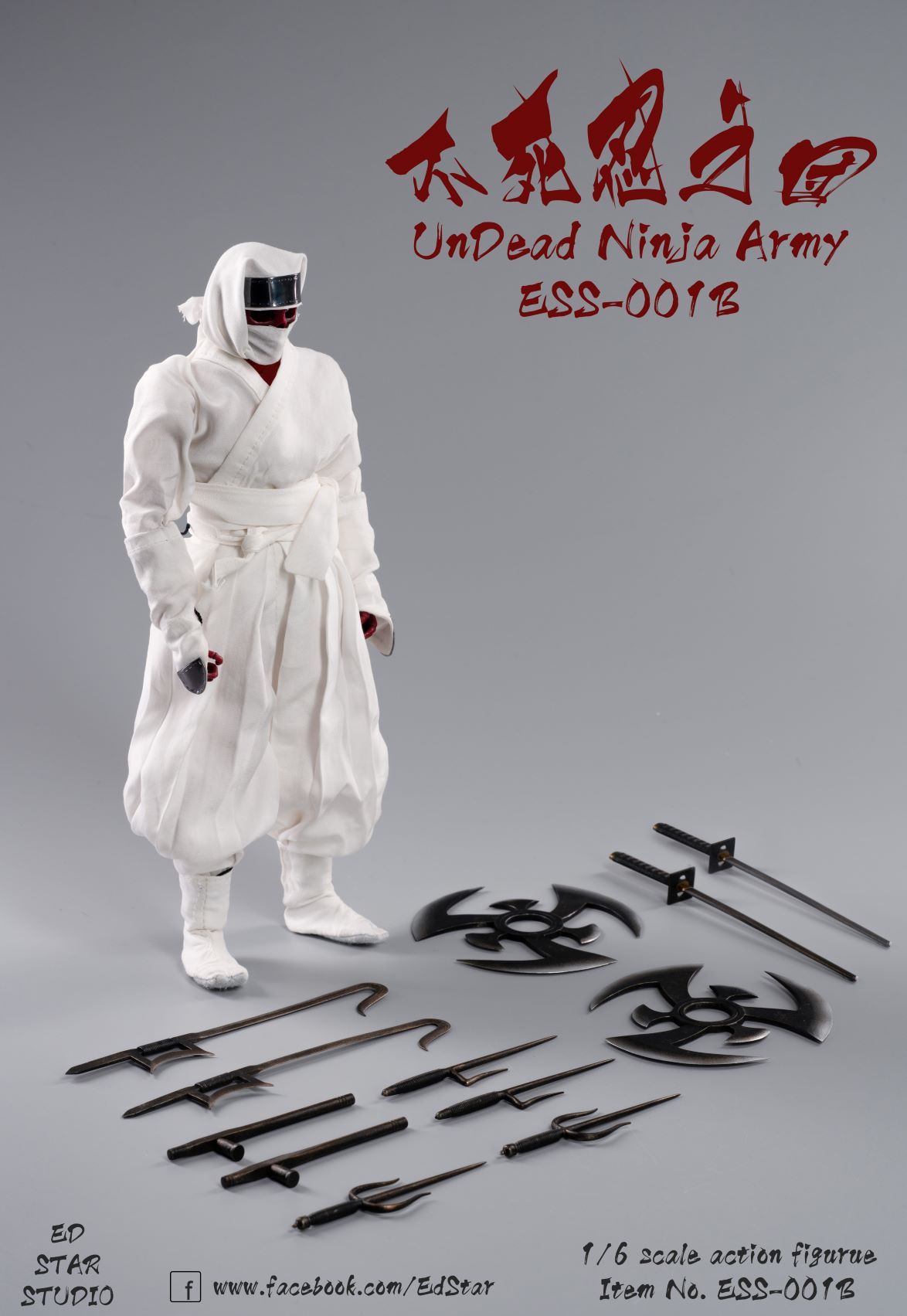 ESS-001 1/6 Undead Ninja Army Black