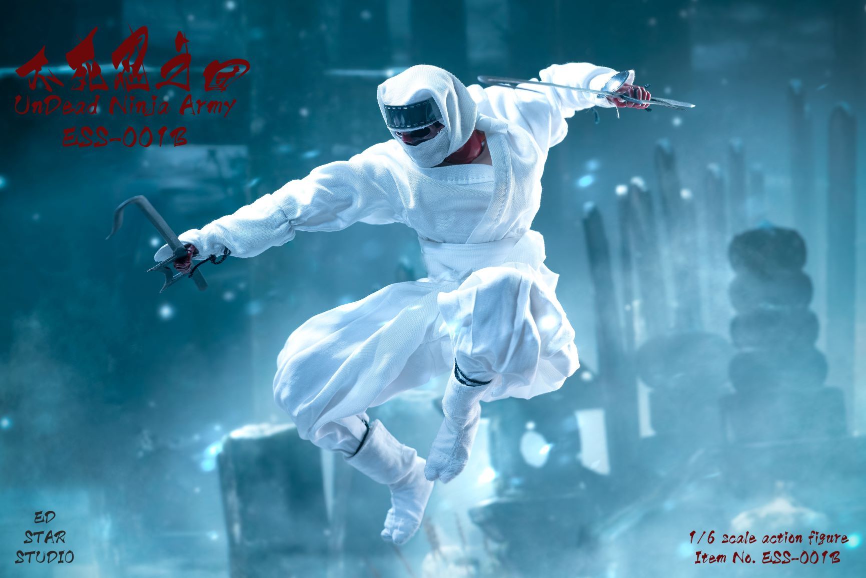 ESS-001 1/6 Undead Ninja Army Black