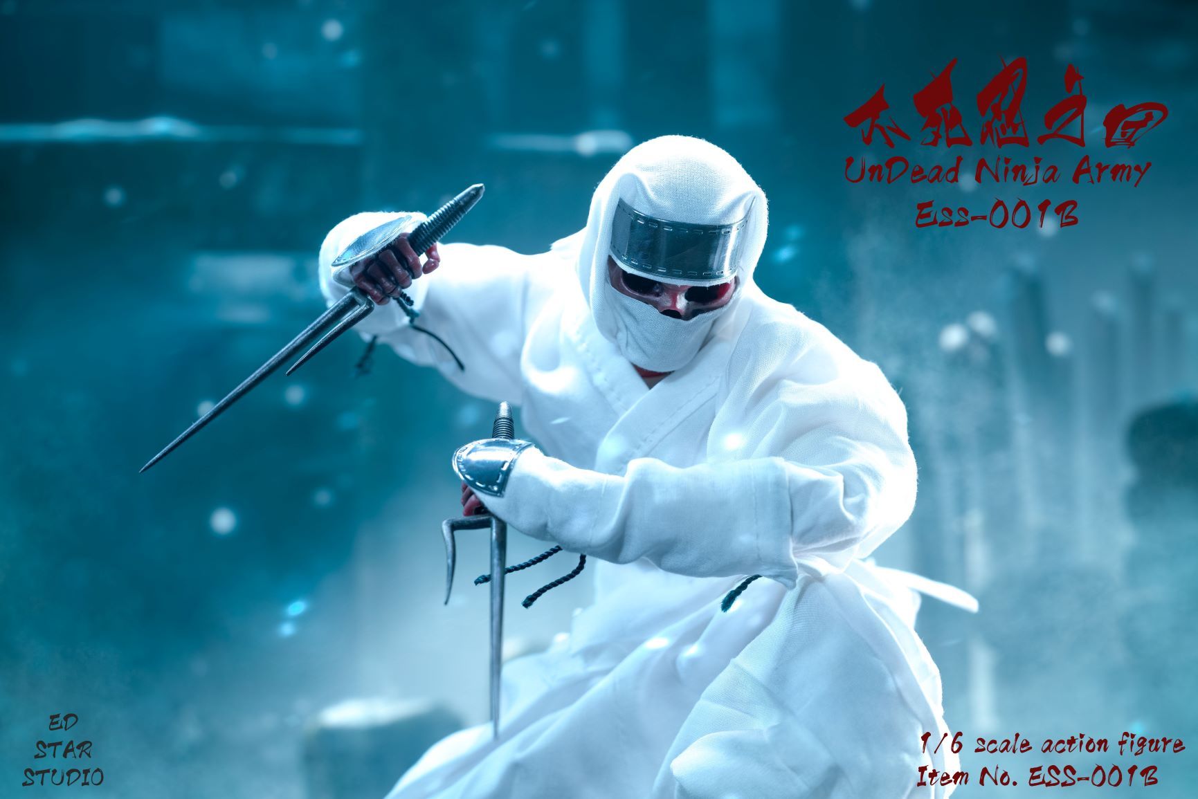 ESS-001 1/6 Undead Ninja Army Black