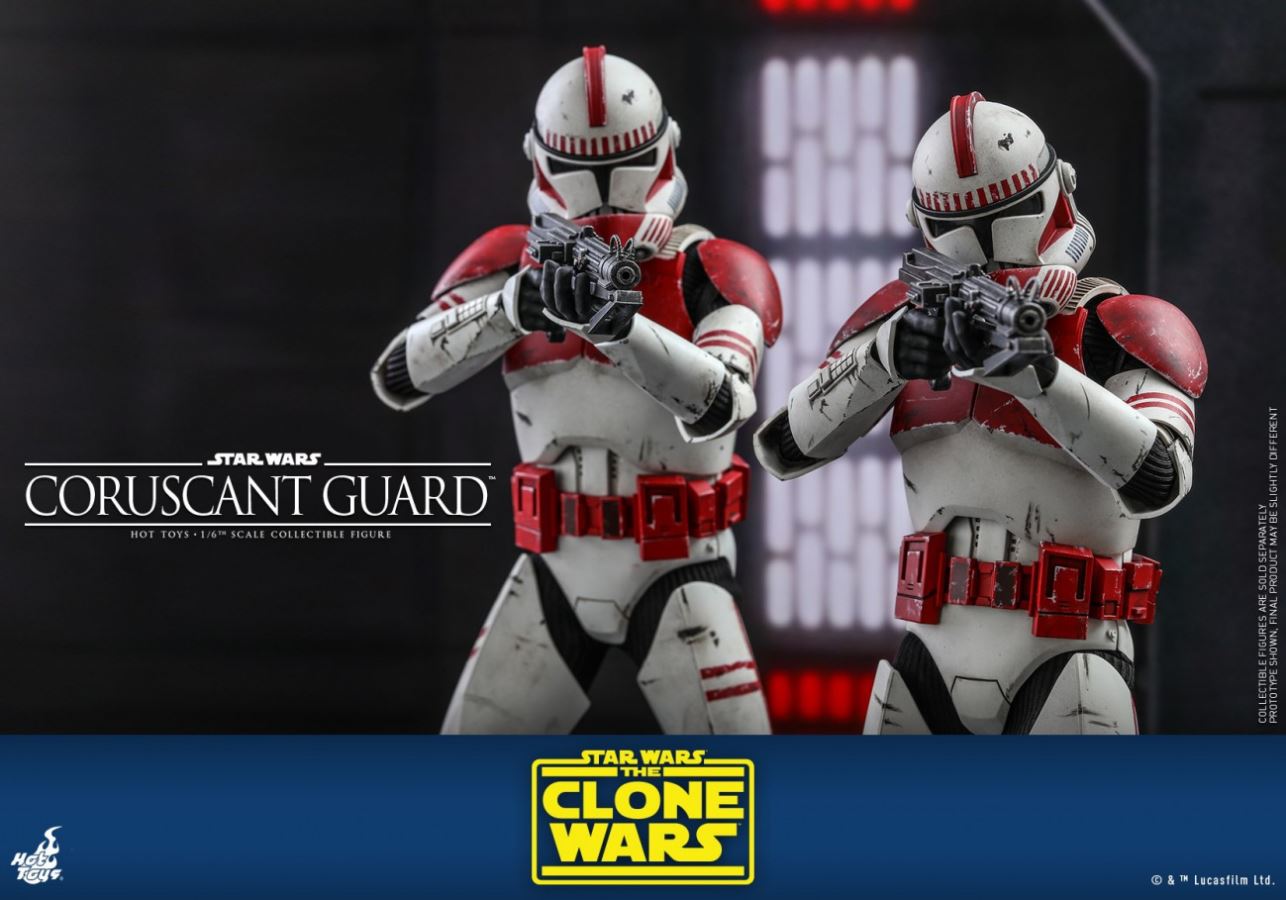 STAR WARS: THE CLONE WARS CORUSCANT GUARD 1/6