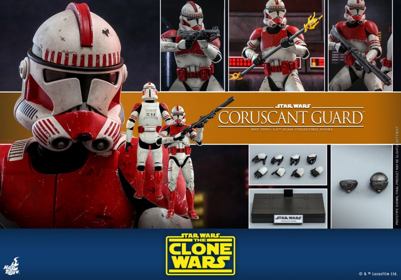 STAR WARS: THE CLONE WARS CORUSCANT GUARD 1/6