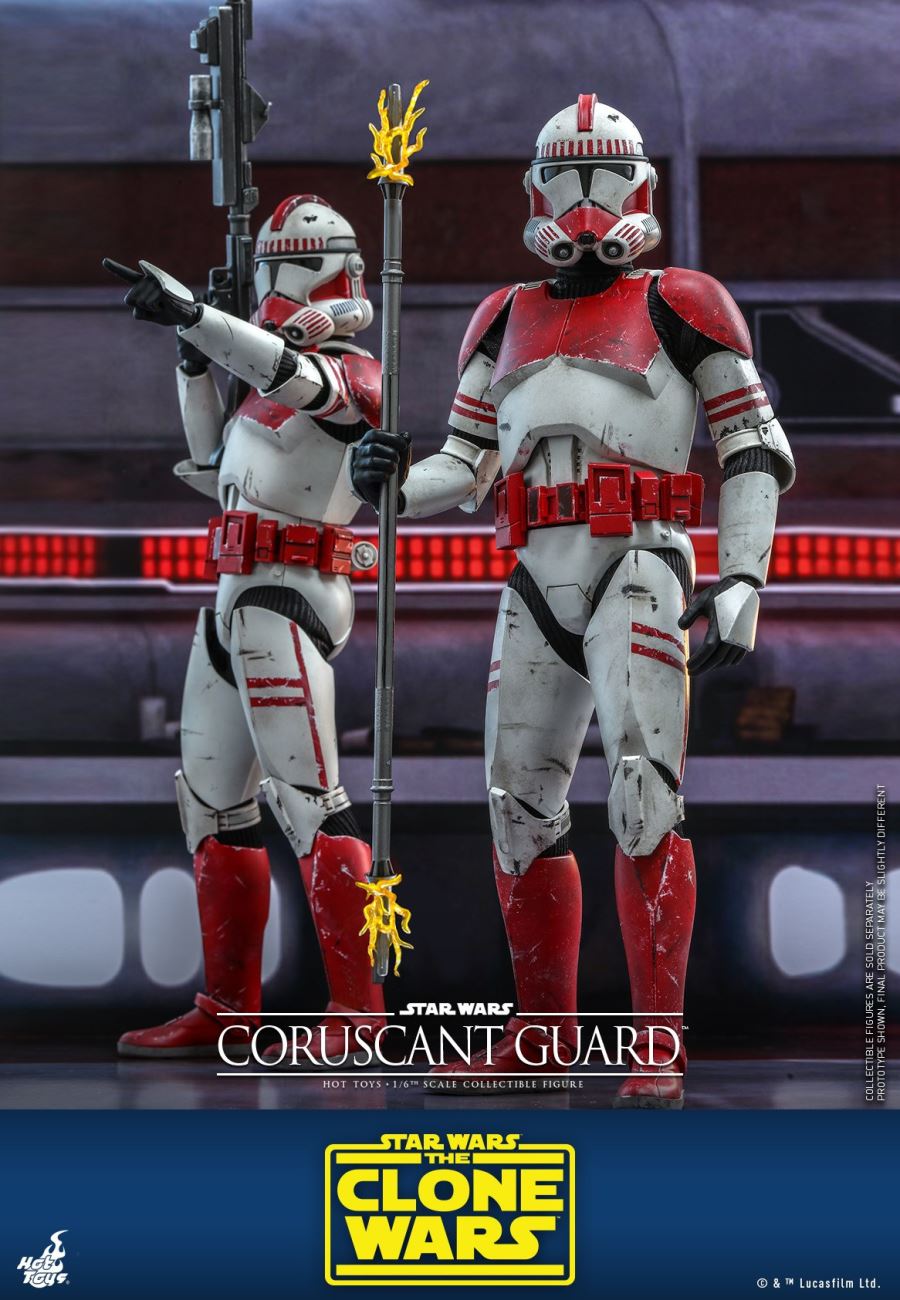 STAR WARS: THE CLONE WARS CORUSCANT GUARD 1/6