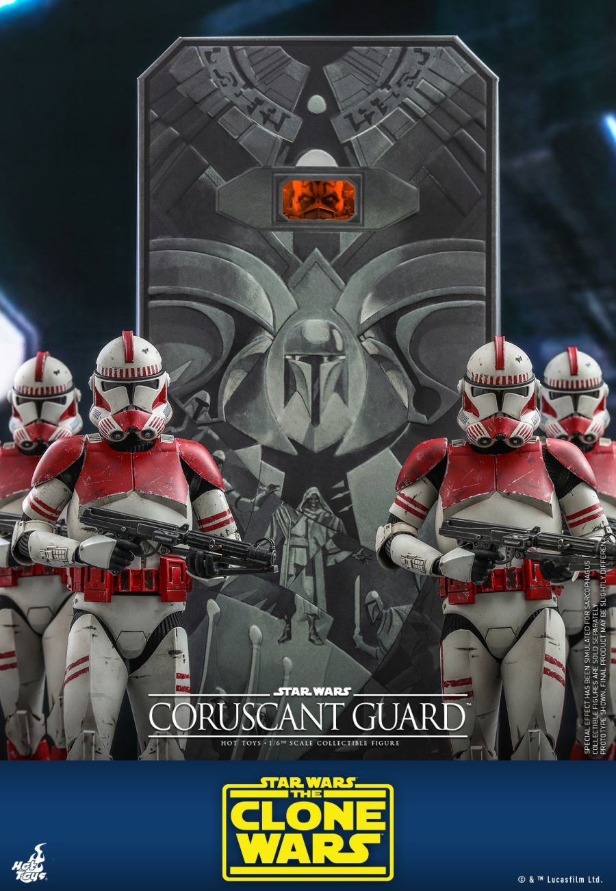 STAR WARS: THE CLONE WARS CORUSCANT GUARD 1/6