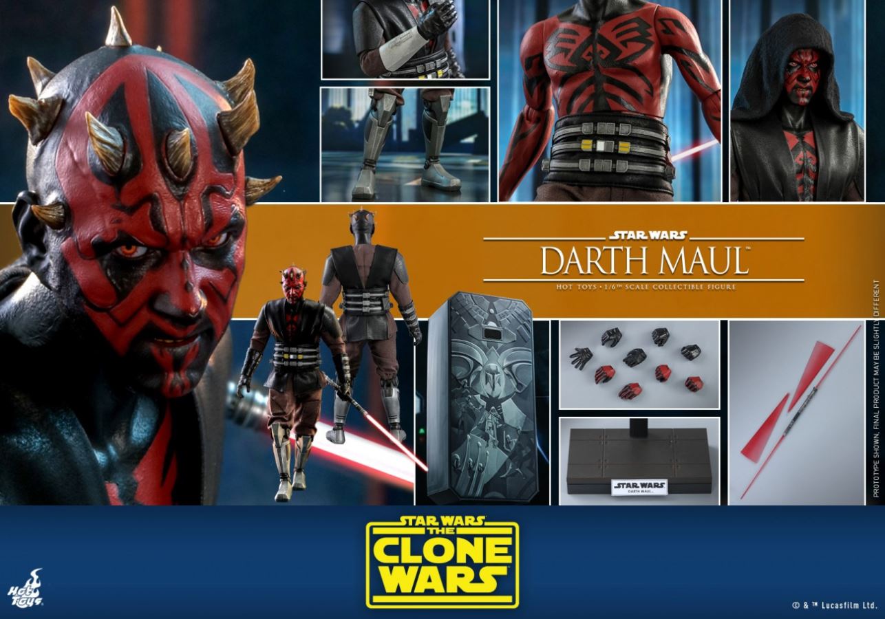 STAR WARS: THE CLONE WARS DARTH MAUL 1/6